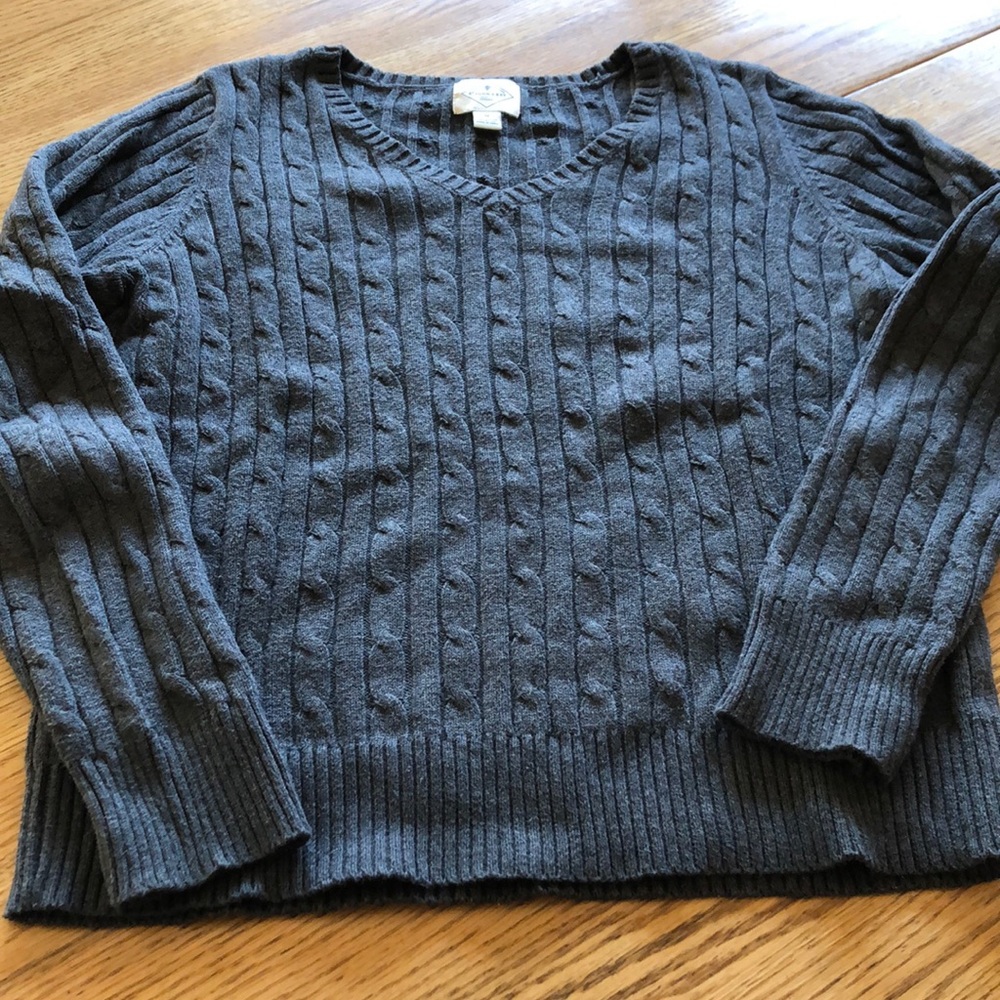 St. John’s Bay cable sweater size medium - Picture 1 of 5